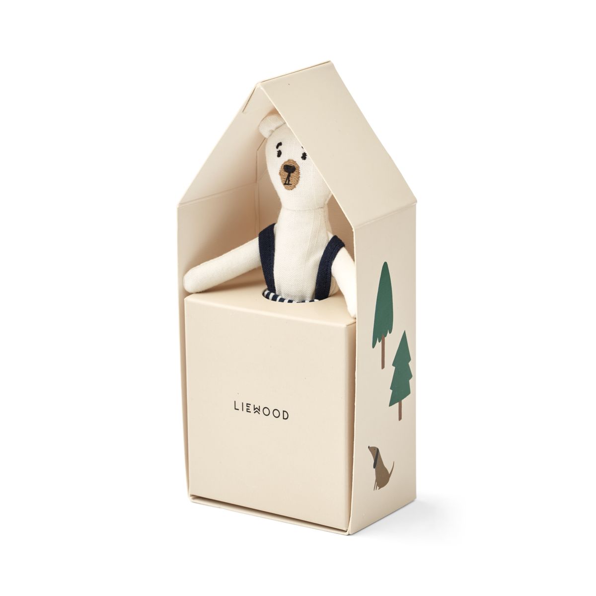 Barty strikket minidukke - Creme de la creme