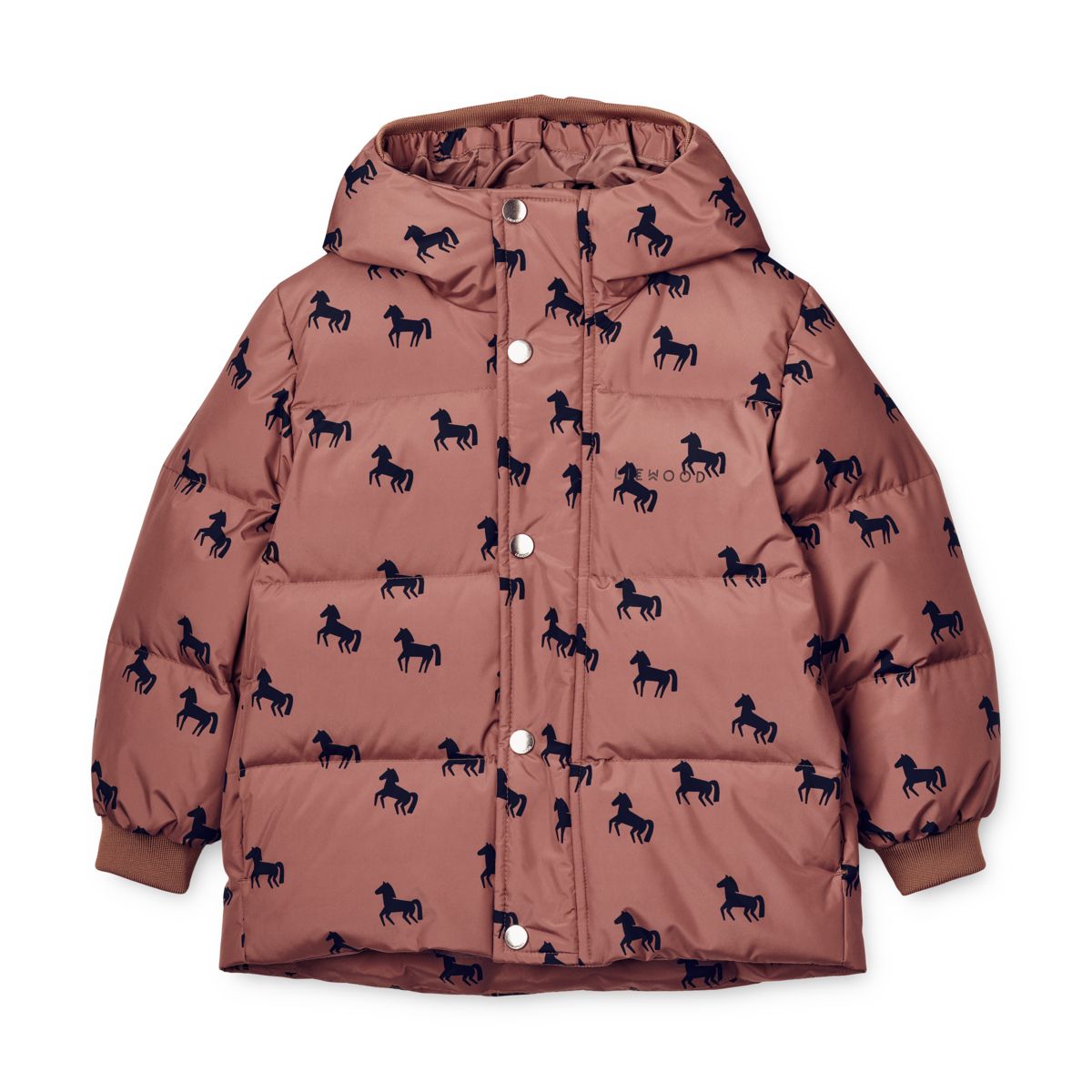 LIEWOOD Palle Dunjakke - Horses / Dark rosetta - Jakker
