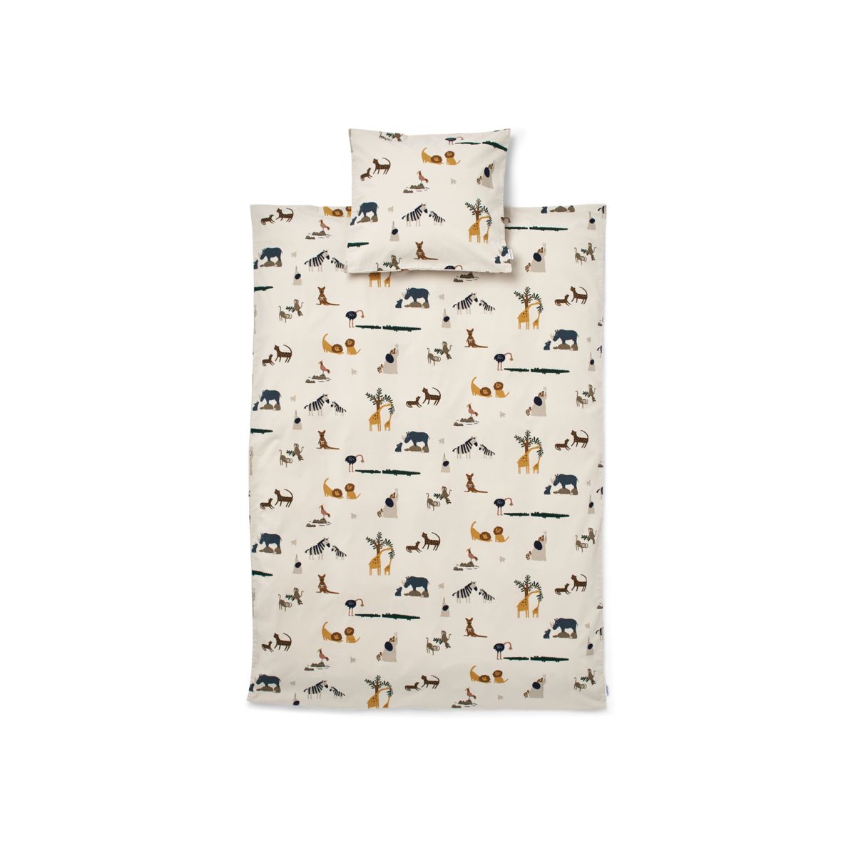 LIEWOOD Ingeborg Juniorsengetøj 100x140 - All together / Sandy - Sengetøj