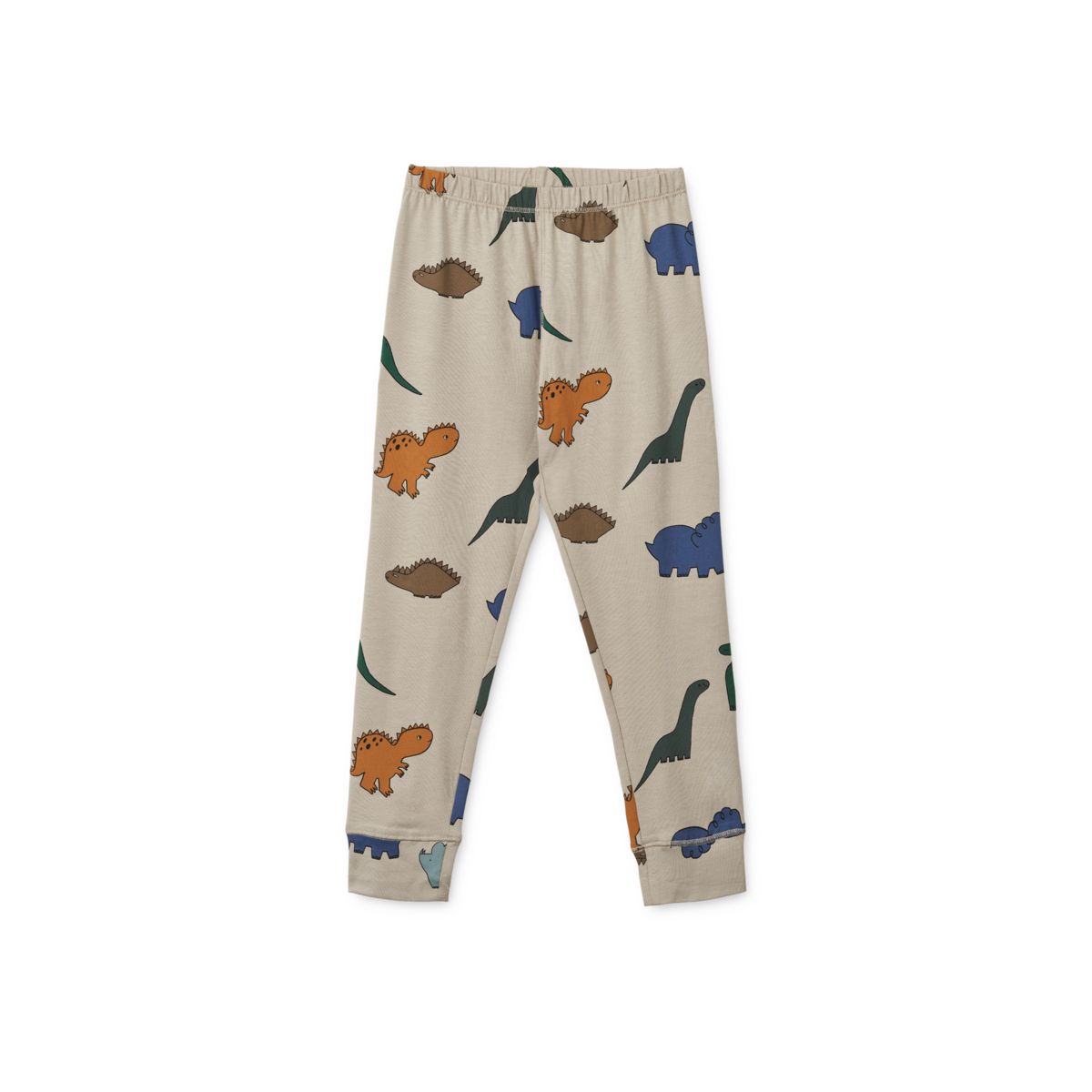 LIEWOOD Wilhelm Pyjamassæt Med Print - Dinosaurs / Mist - Pyjamassæt