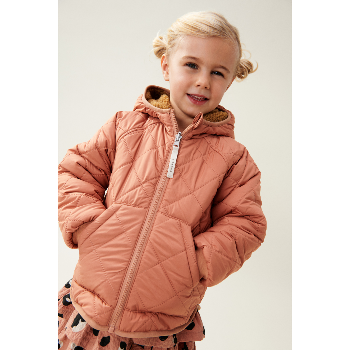 LIEWOOD Jackson Vendbar Termojakke - Tuscany rose mix - Jakker