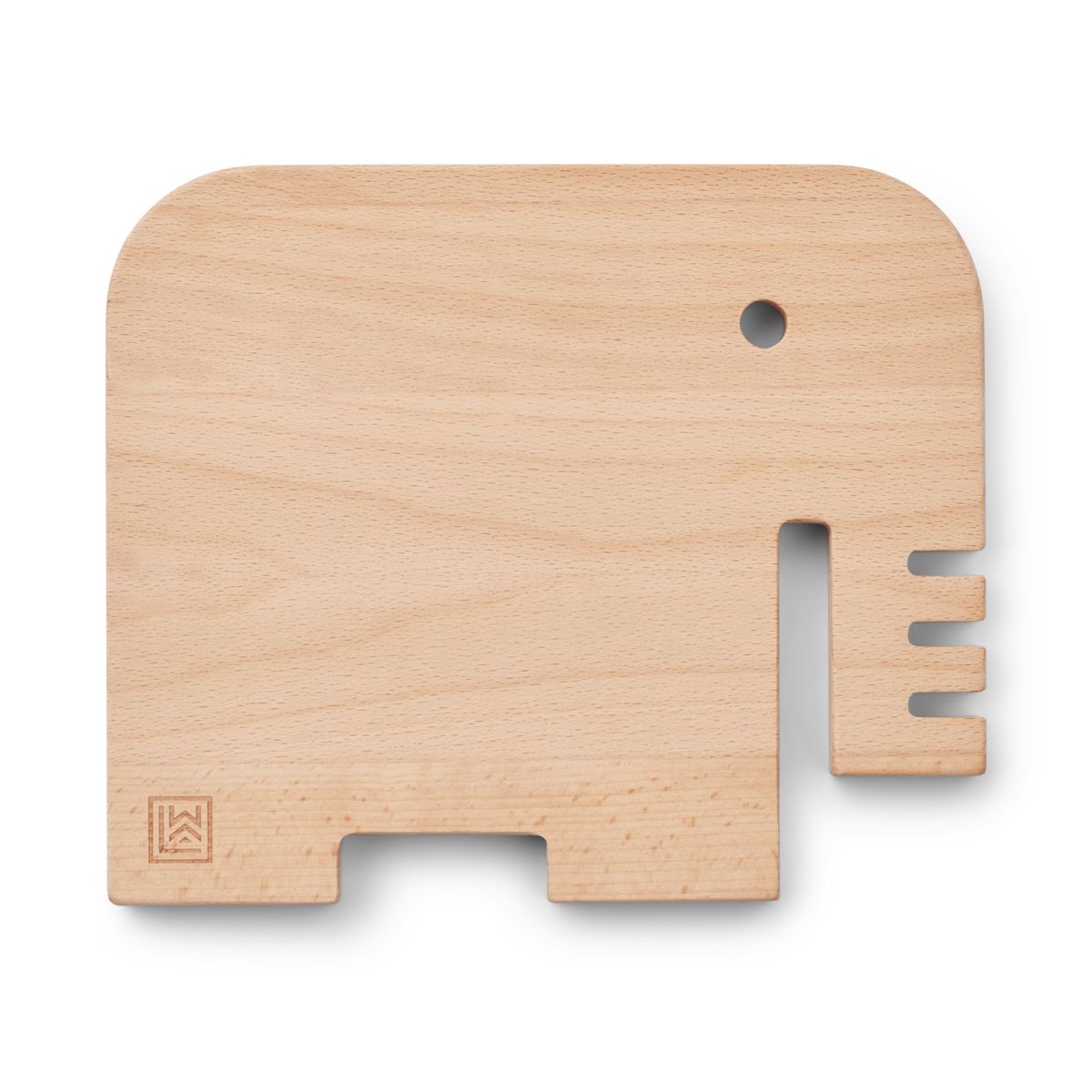 LIEWOOD Hannae Elefantformet Skærebræt - Natural - TILBEREDNING
