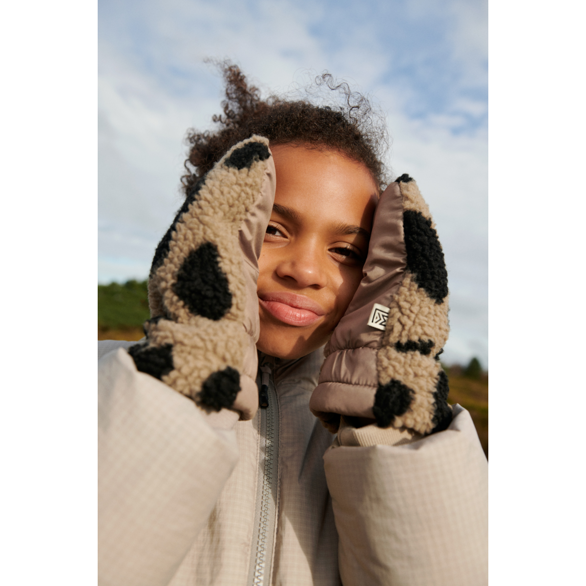 LIEWOOD Grethe Fleecehandsker - Mega leo / oat mix - Handsker