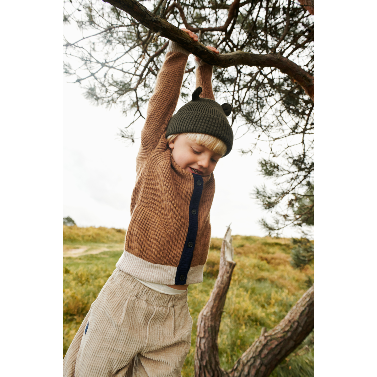 LIEWOOD Gina Beanie Med Ører - Army brown - Hatte & Kasketter