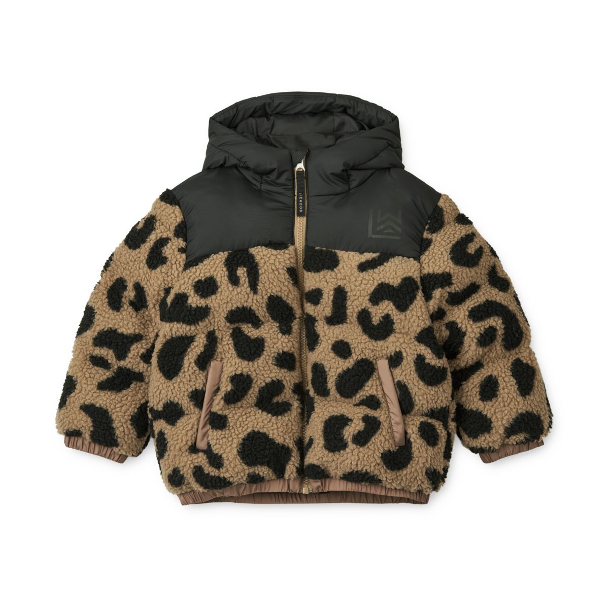 LIEWOOD NIKO fleece pufferjakke - Mega leo / Oat mix - Jakker