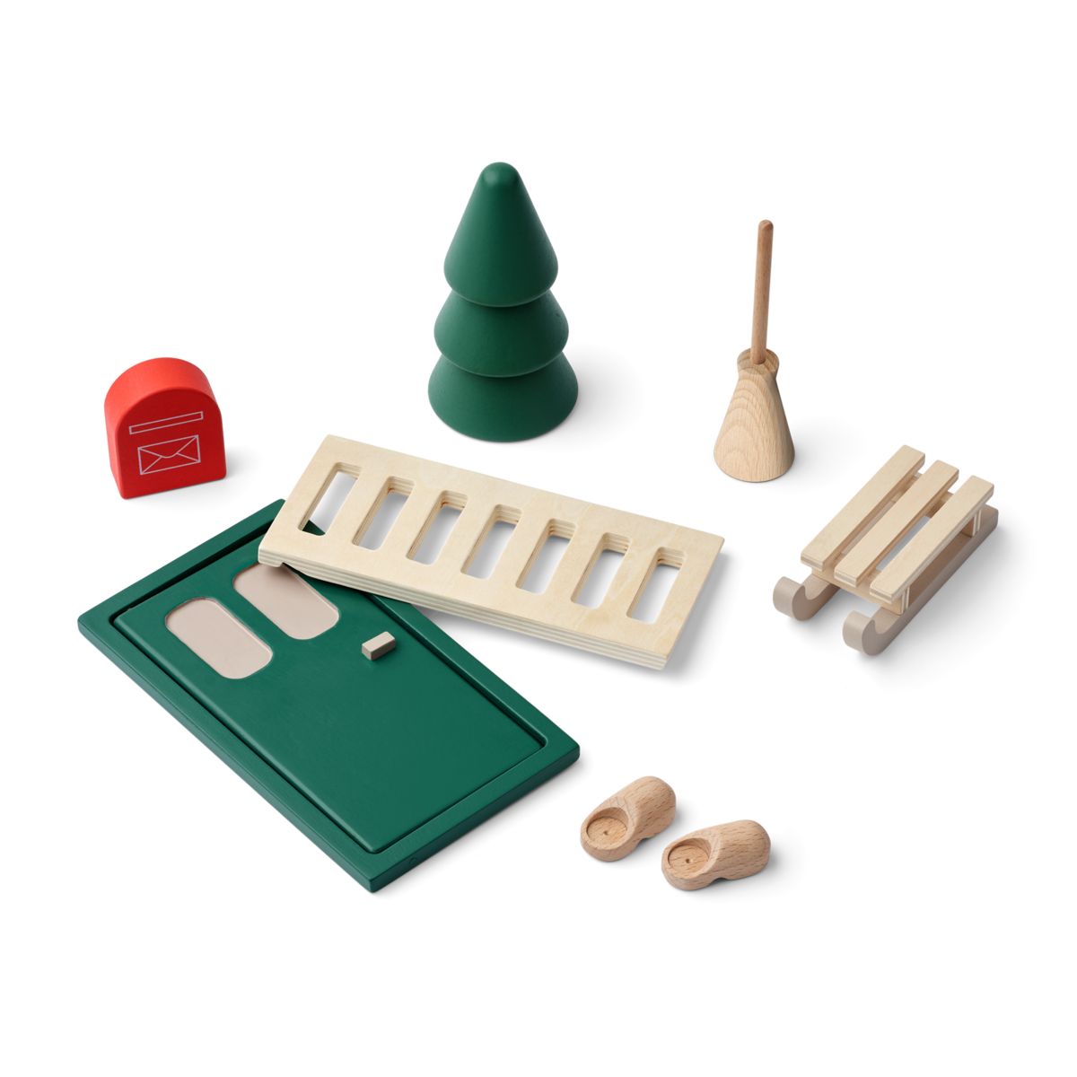 LIEWOOD Lena Nissedør - Garden green multi mix - Jul