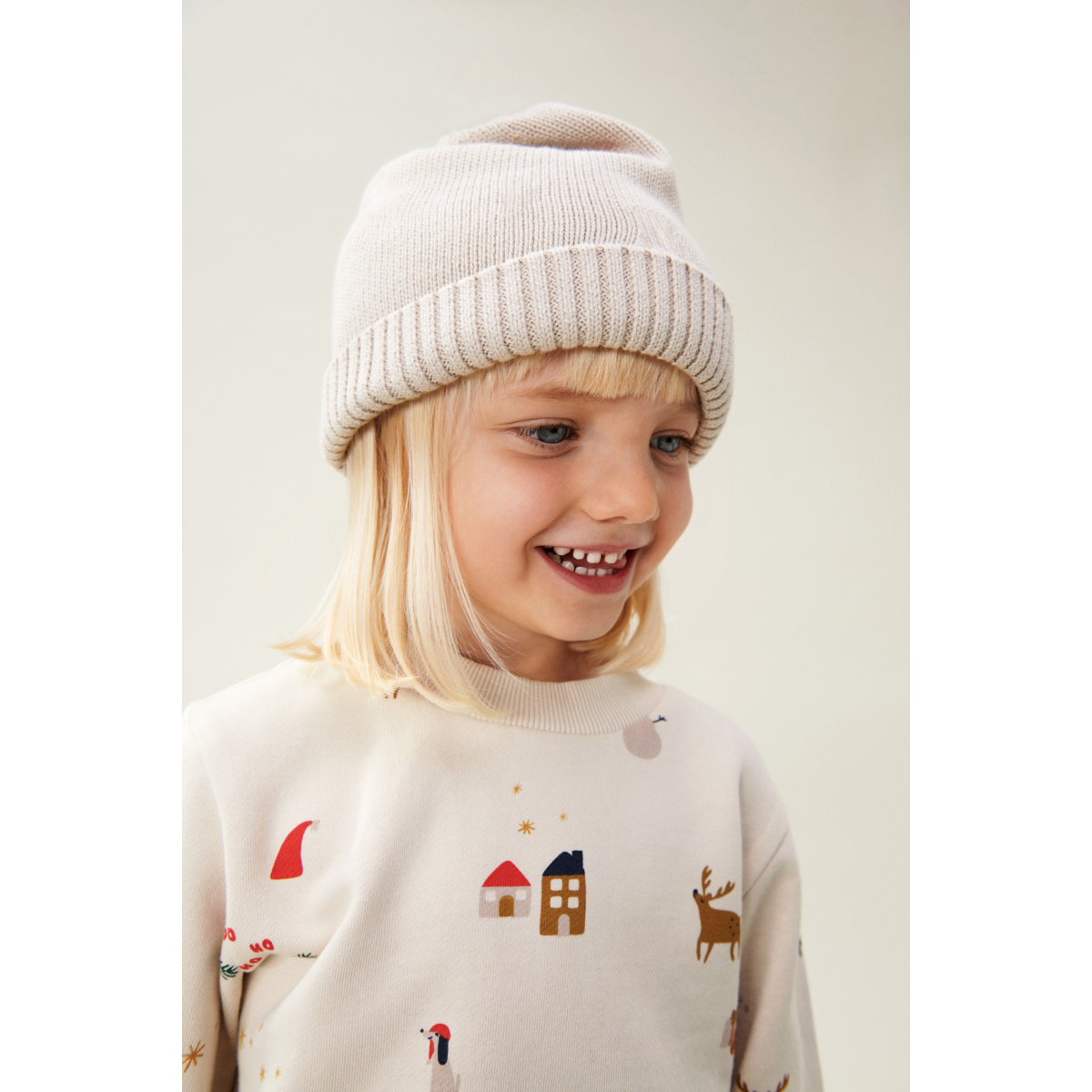 LIEWOOD Thora Sweatshirt Med Print - Holiday / Sandy - Sweatshirts