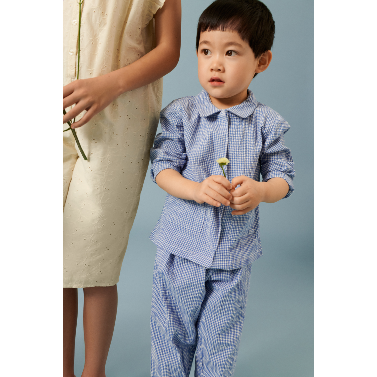 LIEWOOD Kory Ternet Skjorte i Bæk Og Bølge - Y/D Check Riverside / Crisp white - Jakke