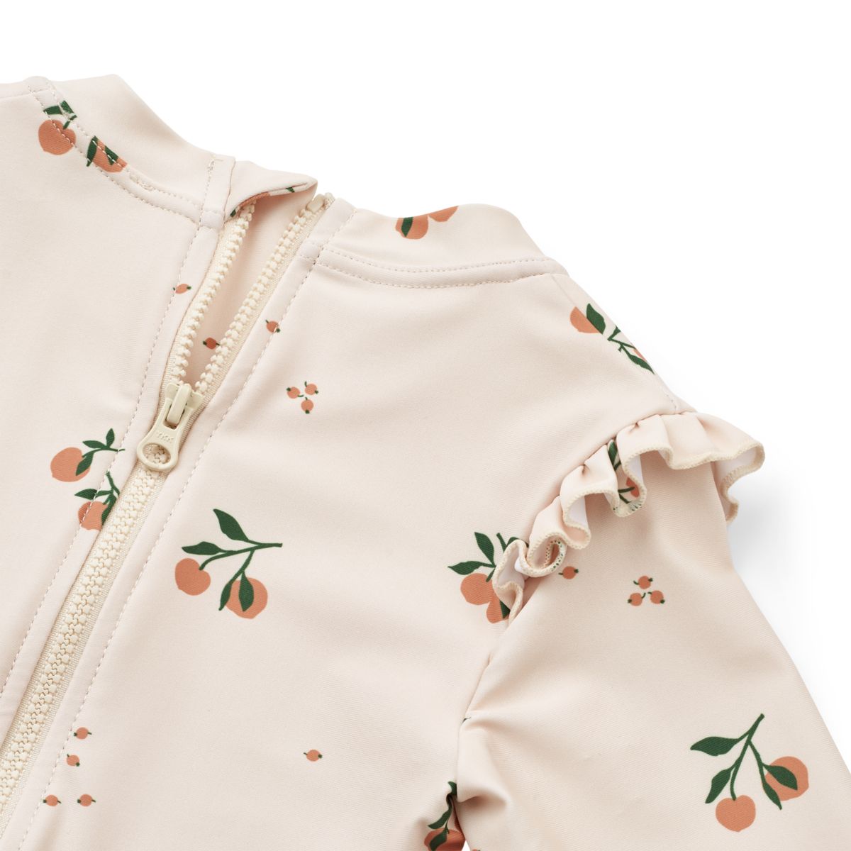 LIEWOOD Sille Mønstret Badedragt - Peach / Sea shell - Badedragt