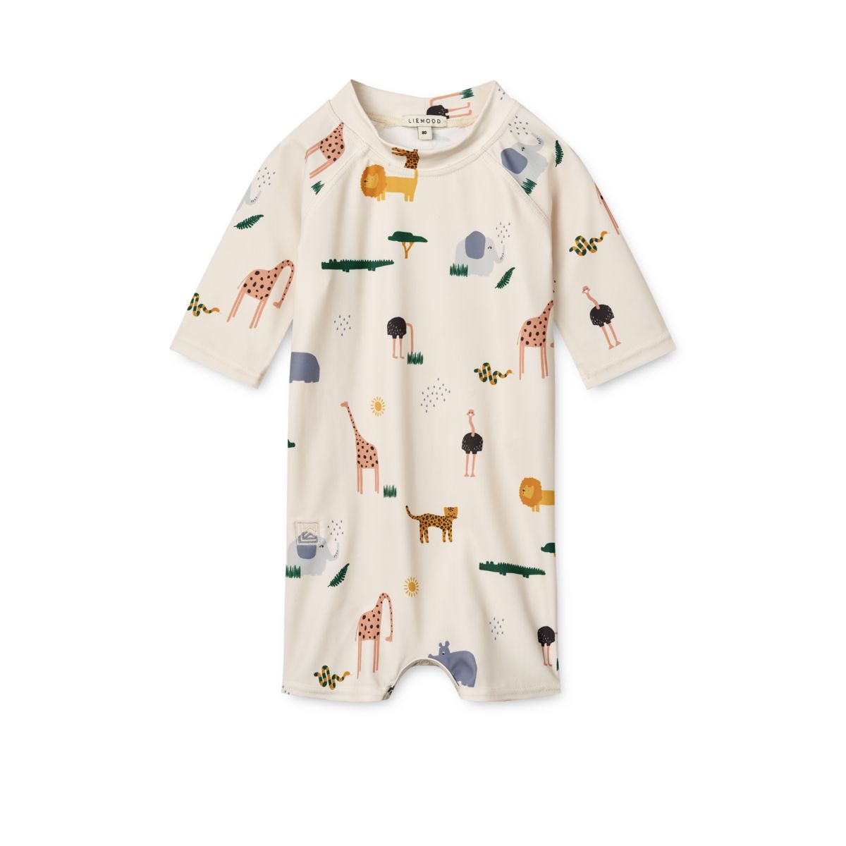 LIEWOOD Thor Baby Svømmedragt - Safari sandy mix - Badedragt