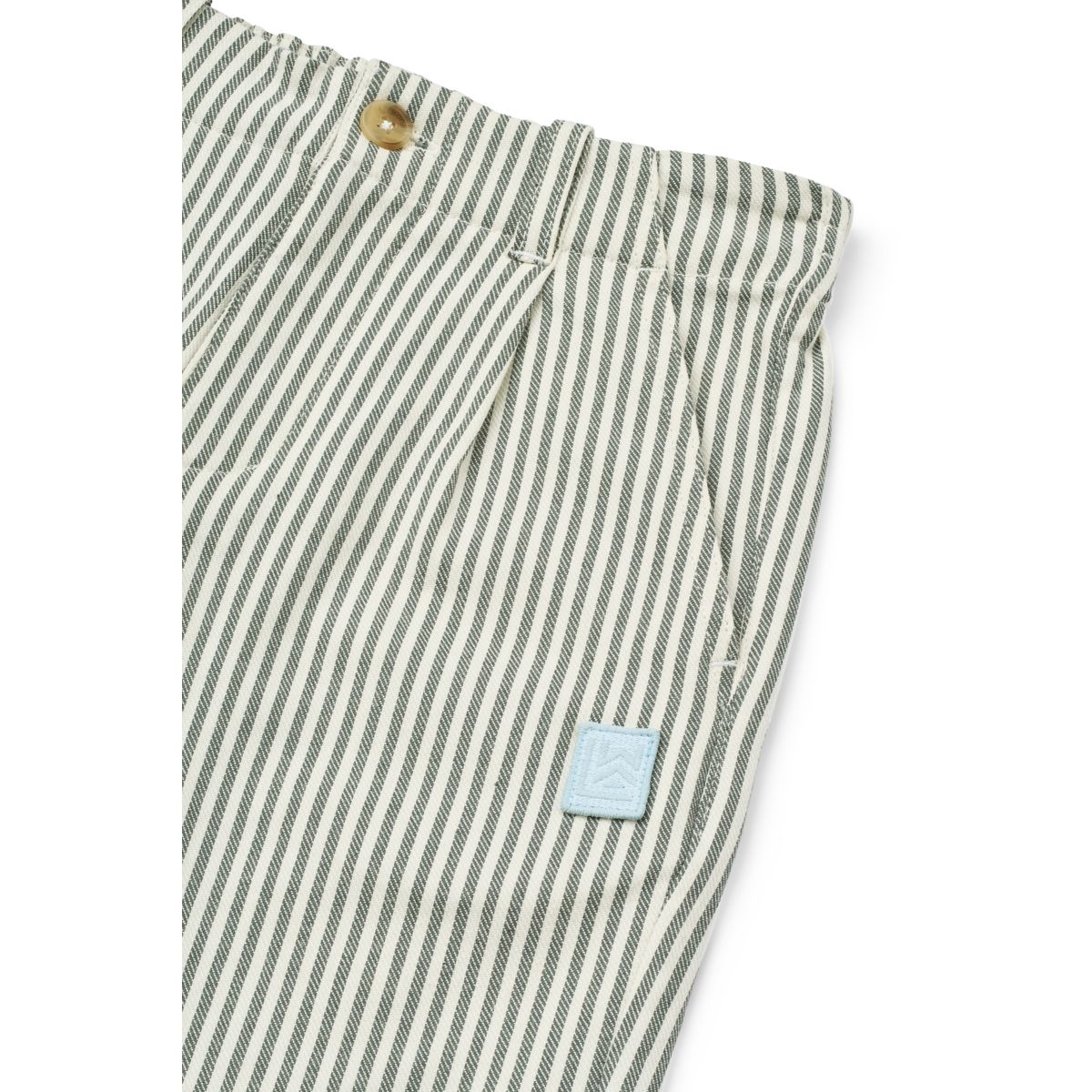 LIEWOOD Barrett stribed Shorts - Y/D Stripe Whale Blue / Creme de la Creme - Shorts