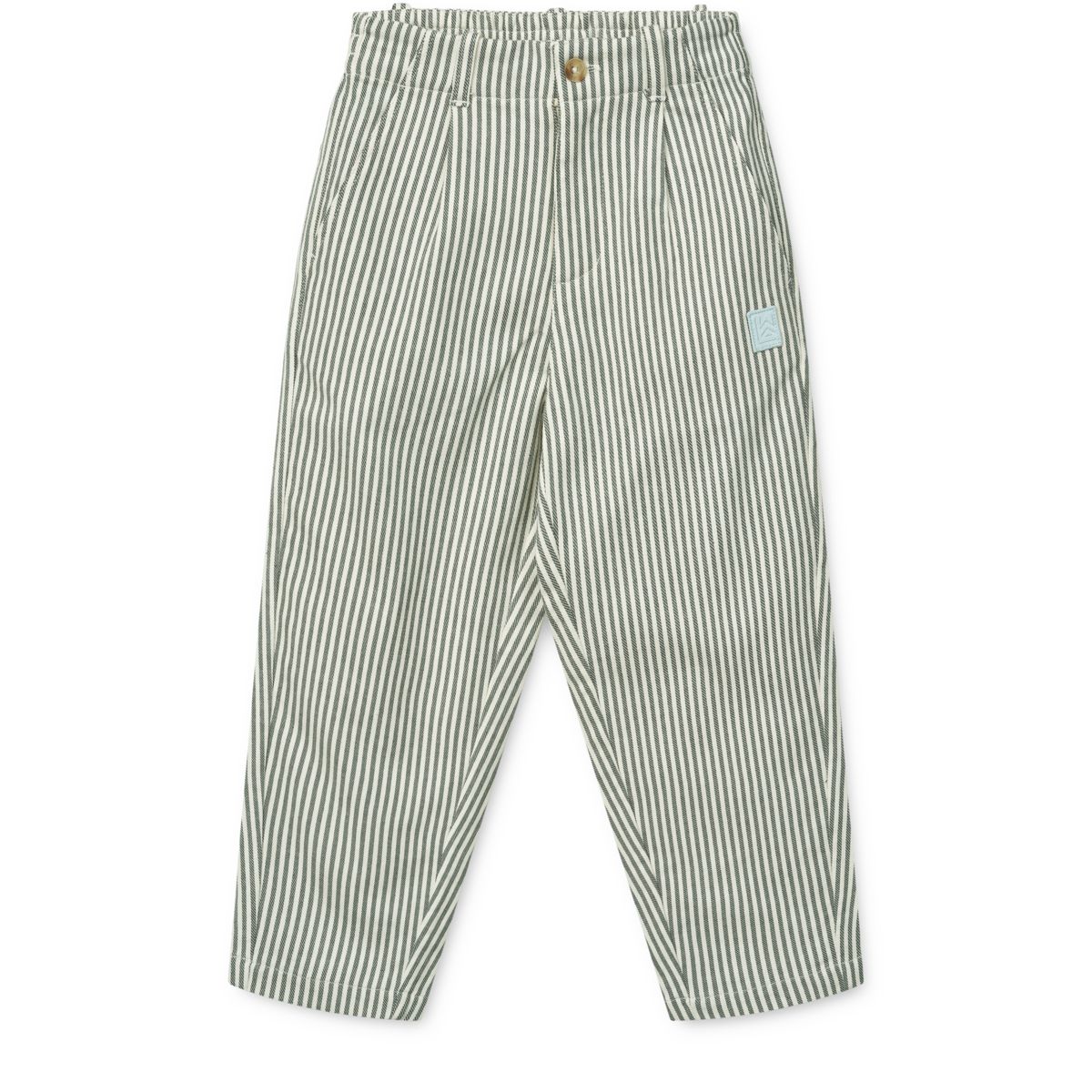 LIEWOOD Beal Stribede Bukser - Y/D Stripe Whale Blue / Creme de la Creme - Bukser
