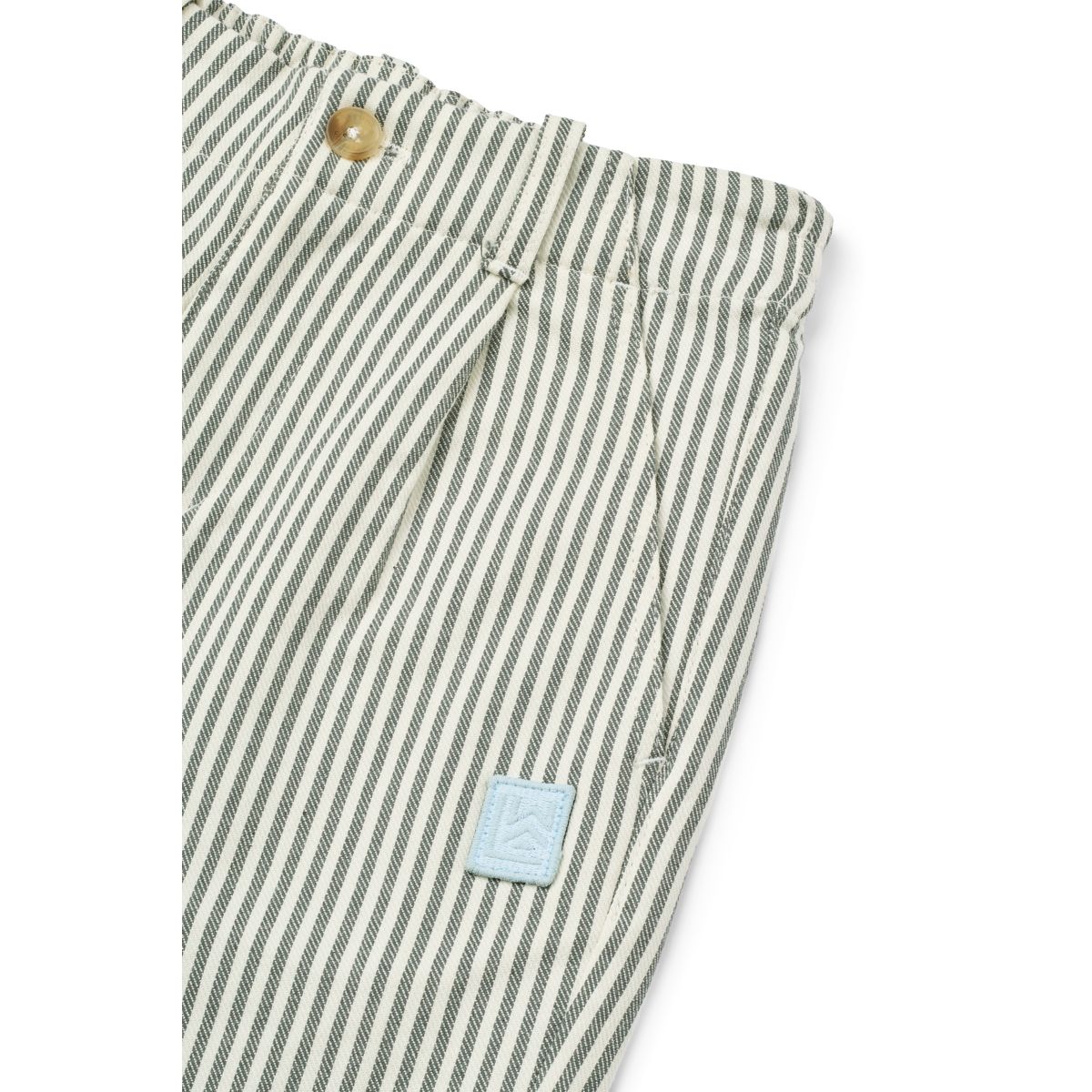 LIEWOOD Beal Stribede Bukser - Y/D Stripe Whale Blue / Creme de la Creme - Bukser