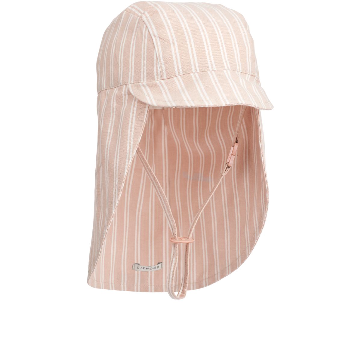 LIEWOOD Cecilia Solhat - Y/D stripe Sorbet rose / Creme de la creme - Hatte & Kasketter
