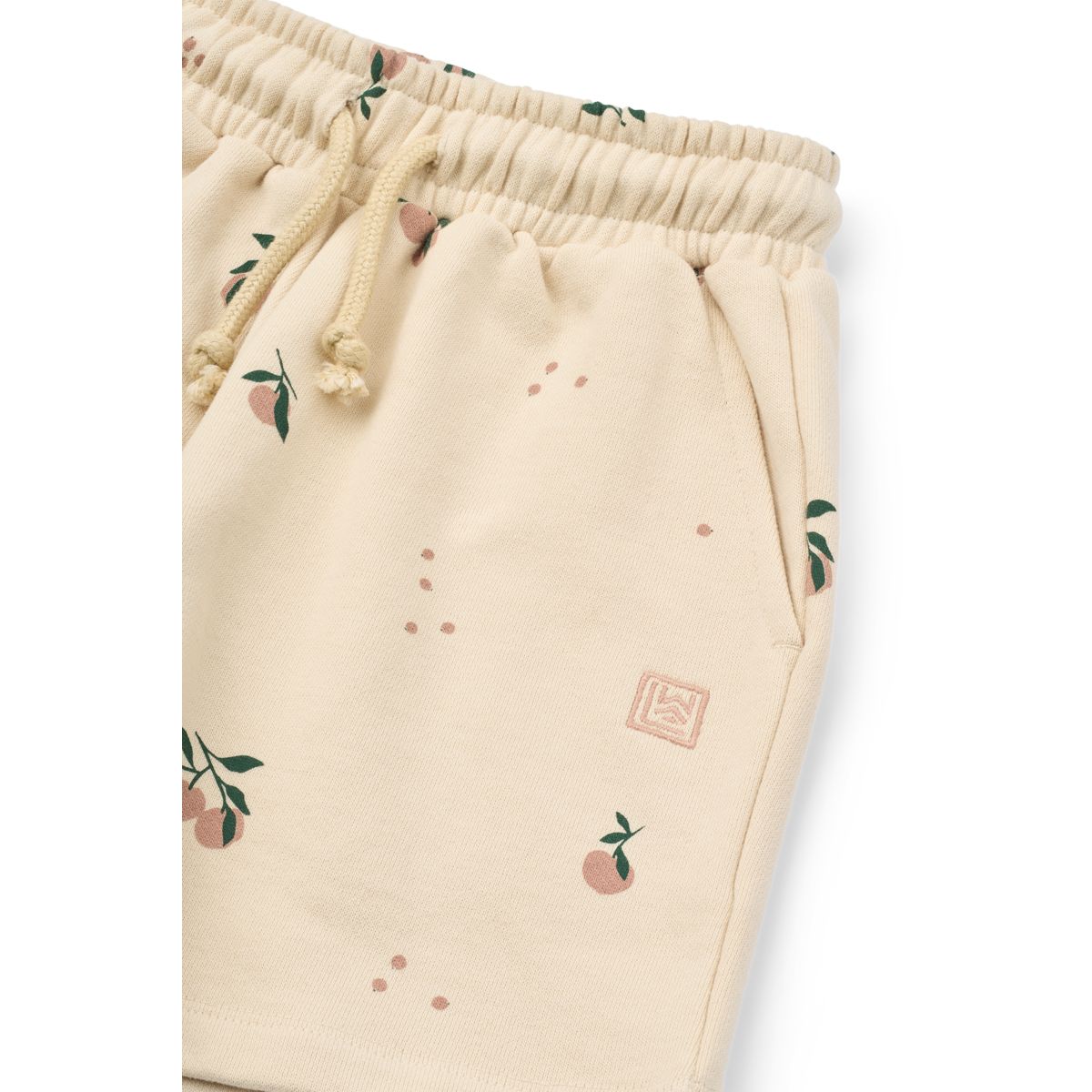 LIEWOOD Gram Sweatshorts med print - Peach / Sea shell - Shorts