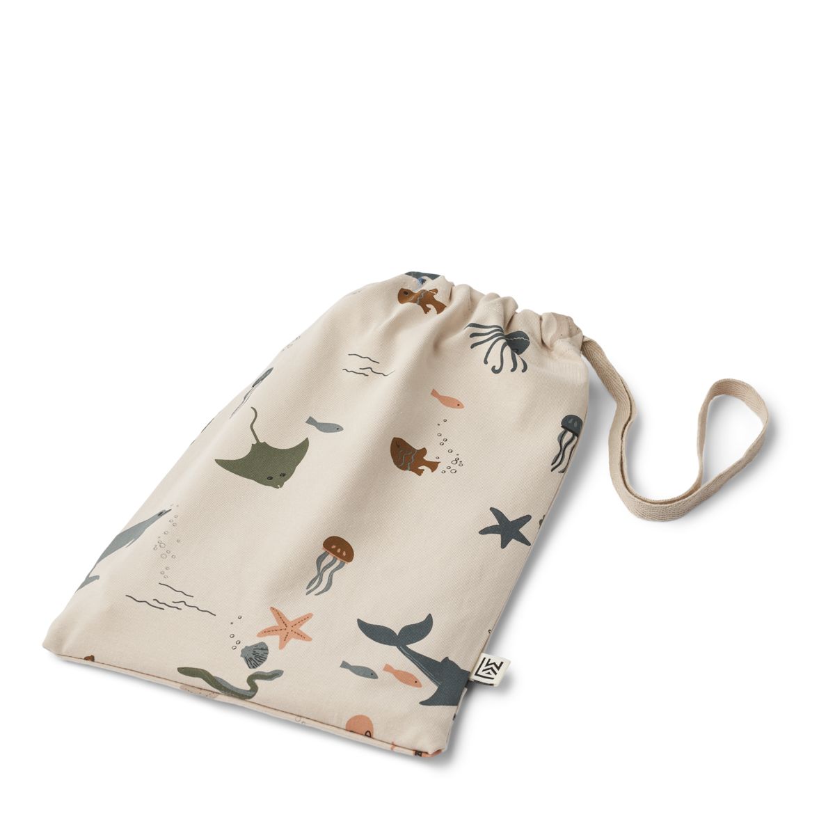 LIEWOOD Ilford Mønstret sæt - Sea creature / Sandy - T-shirt