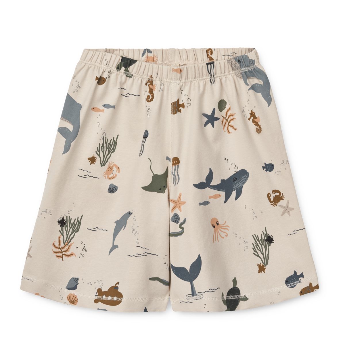 LIEWOOD Ilford Mønstret sæt - Sea creature / Sandy - T-shirt