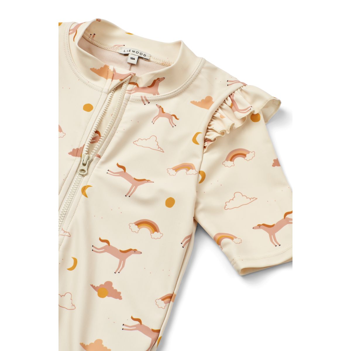 LIEWOOD Amel Svømmedragt Med Print - Dream / Ecru - Badedragt