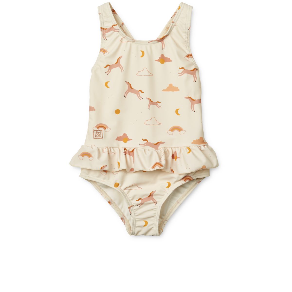 LIEWOOD Amara Mønstret Badedragt - Dream / Ecru - Badedragt