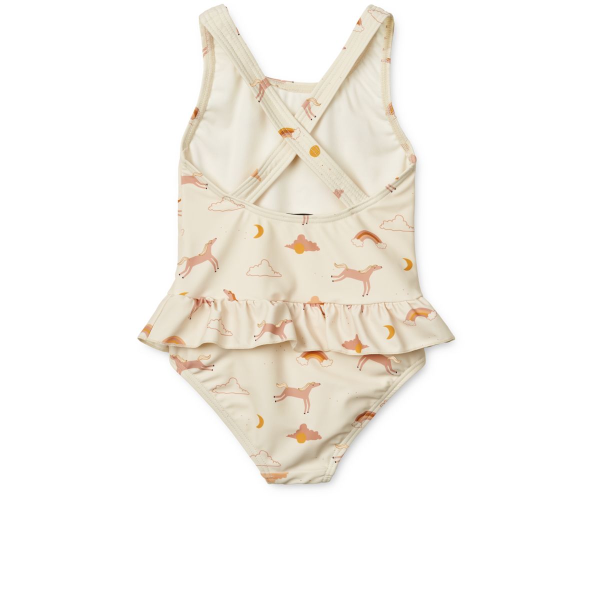 LIEWOOD Amara Mønstret Badedragt - Dream / Ecru - Badedragt