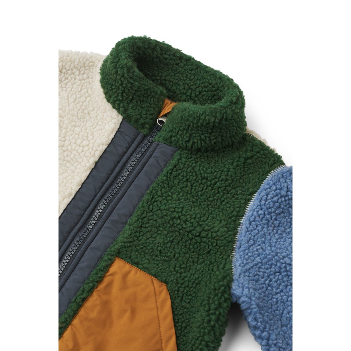 LIEWOOD Noam Fleecejakke - Garden green multi mix - Jakker