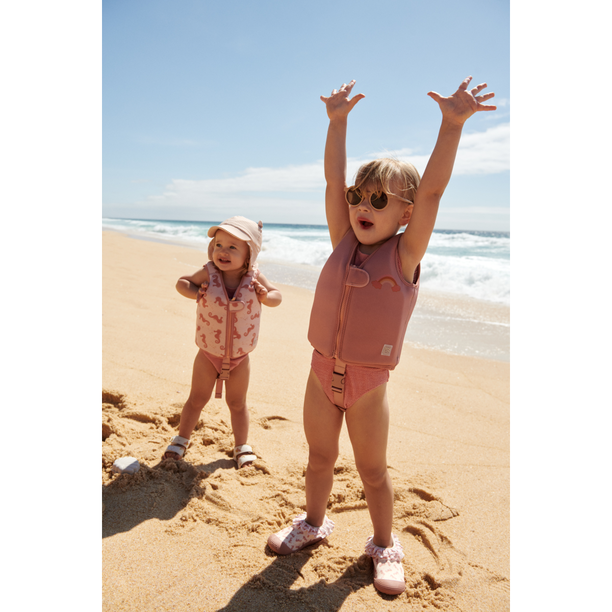 LIEWOOD Sanjia Badesko med Flæsedetalje - Seahorse / Apple blossom - SVØMMESKO