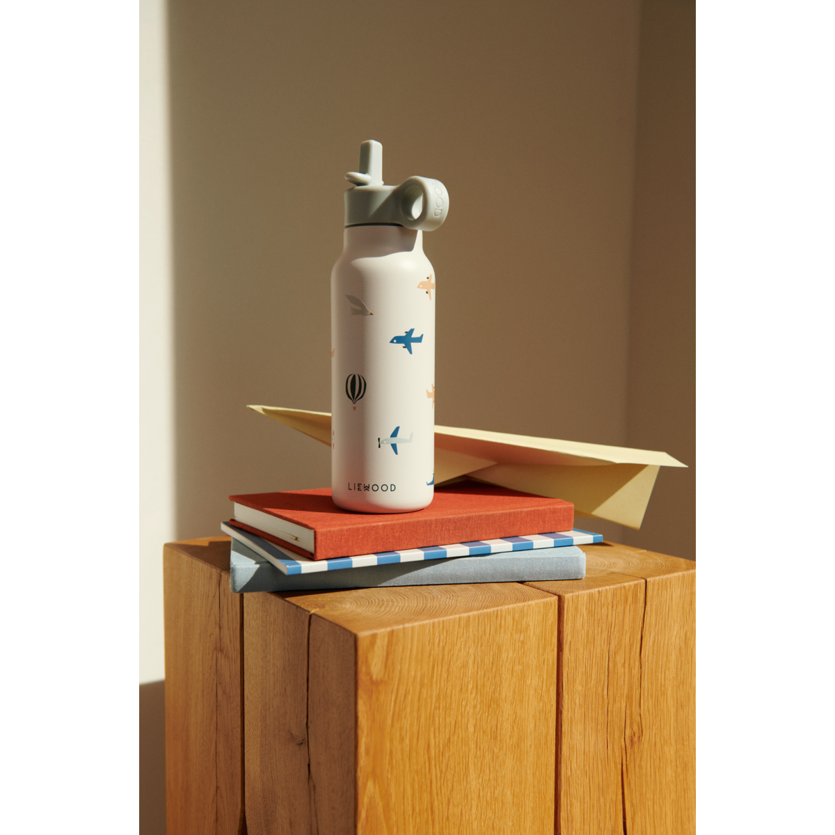 LIEWOOD Falk Vandflaske 350 Ml - Aviator / Ecru - Vandflaske