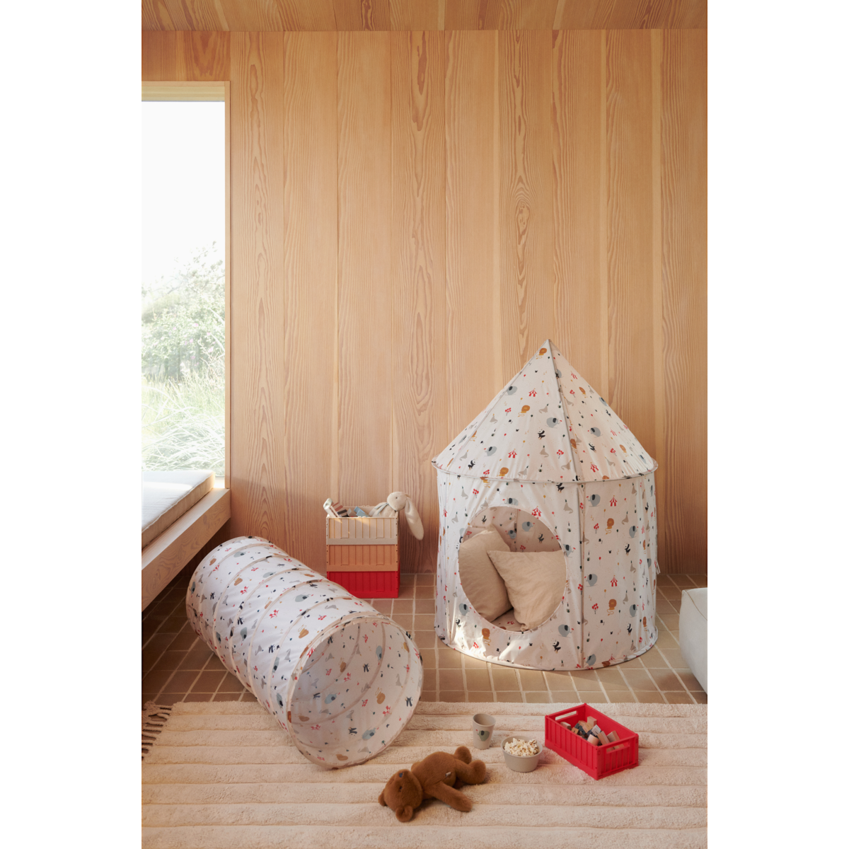 LIEWOOD OAKS Pop-up Legetelt - Peach / Sea shell - TELT