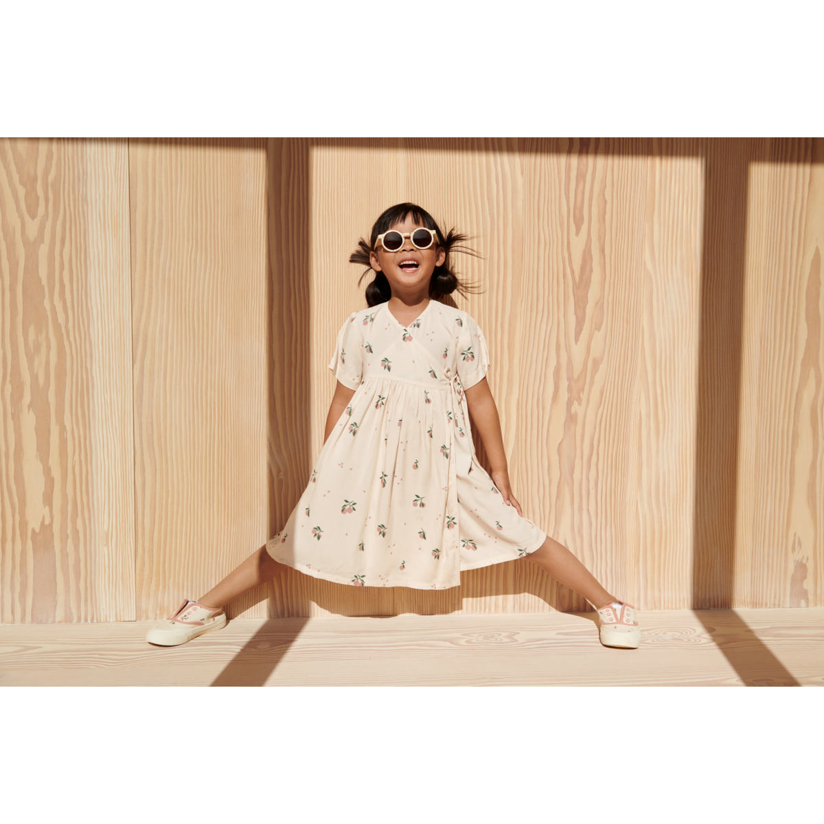 Darla Junior Solbriller 4-10 År - Peach / Sea shell