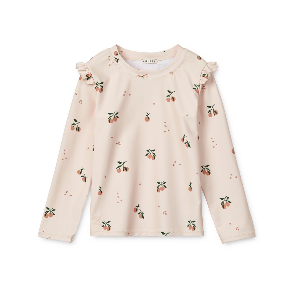 LIEWOOD Tenley Mønstret Bade-T-Shirt - Peach / Sea shell - Svømmetrøje