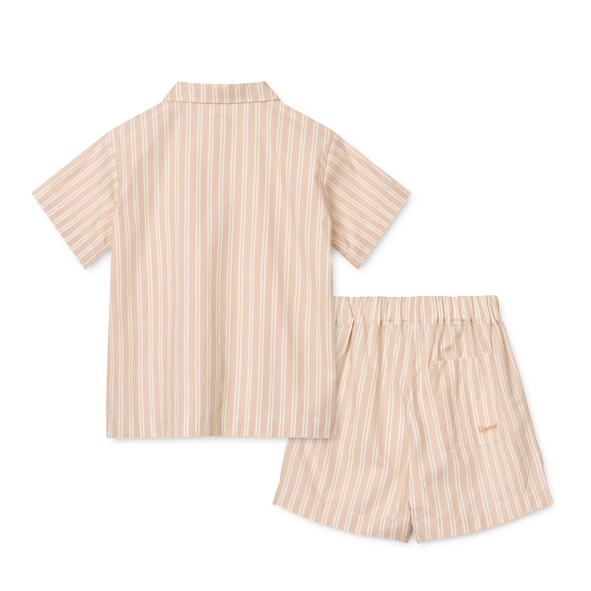 LIEWOOD Leona Stribet Set - Y/D stripe Sorbet rose / Creme de la creme - Shorts