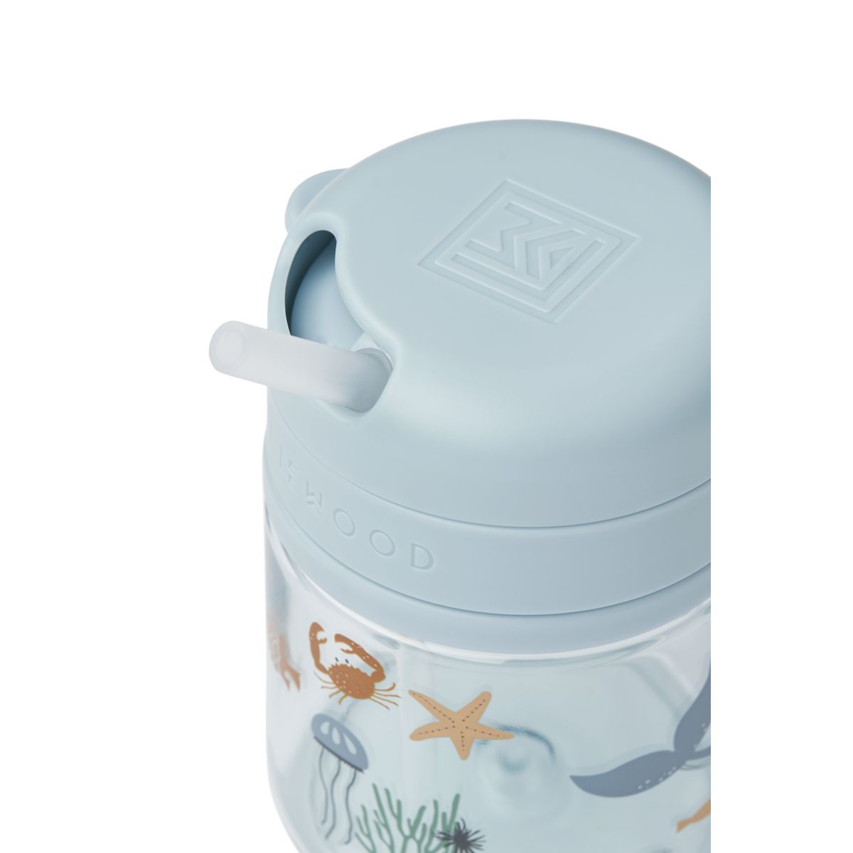 LIEWOOD Pavia Tritan sugerørskop 280 ml - Sea creature / Sandy - Kop