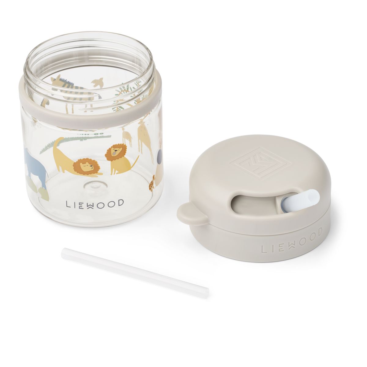 LIEWOOD Pavia Tritan sugerørskop 280 ml - All together / Sandy - Kop