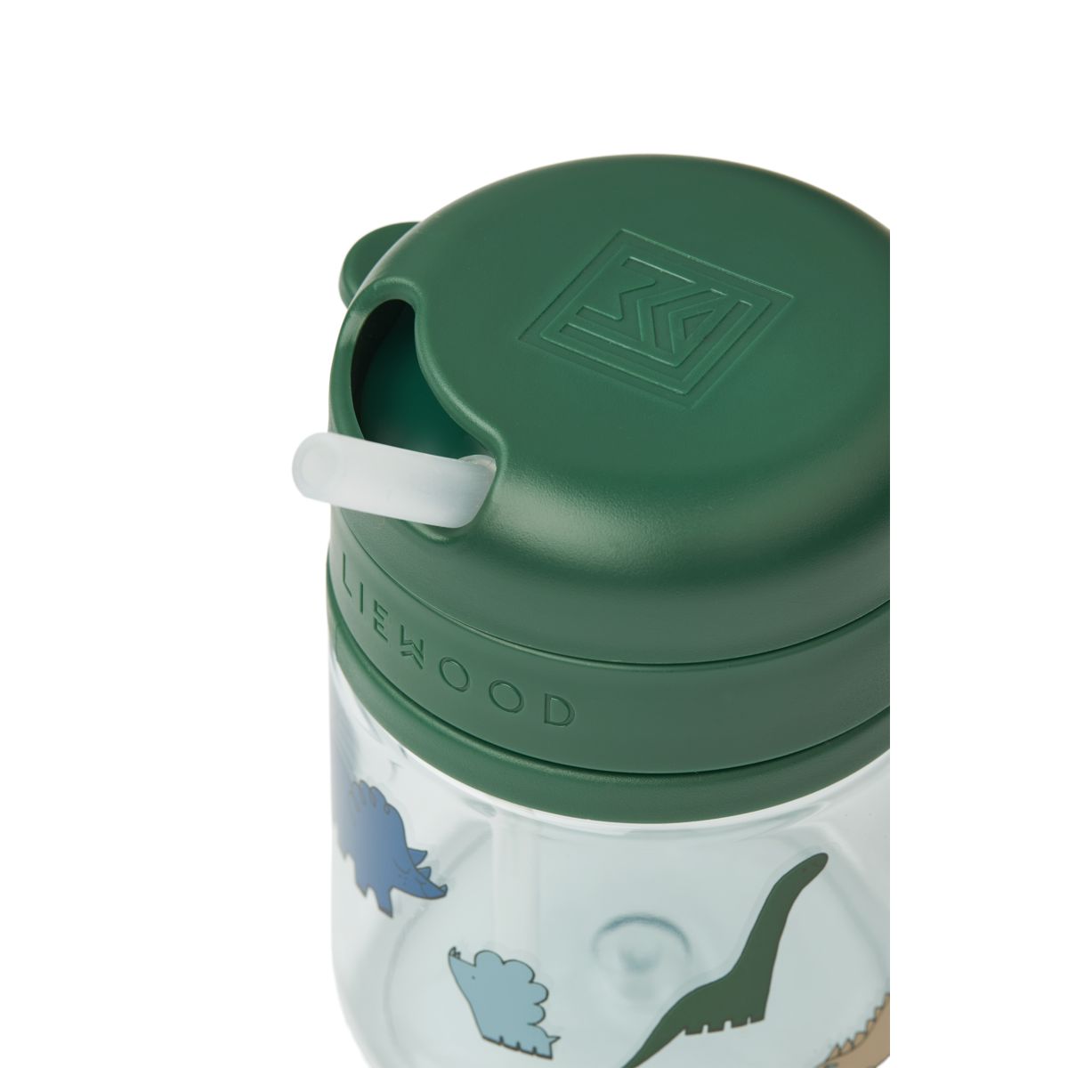 LIEWOOD Pavia Tritan sugerørskop 280 ml - Dinosaurs / Mist - Kop