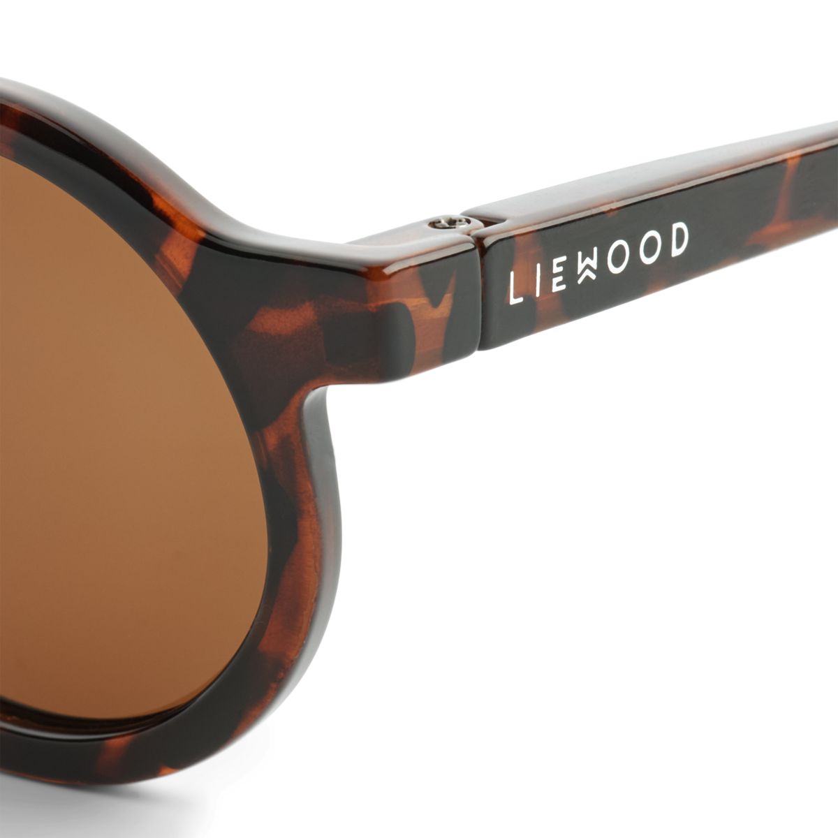 LIEWOOD Darla Junior Solbriller 4-10 År - Dark Tortoise / Shiny - Solbriller