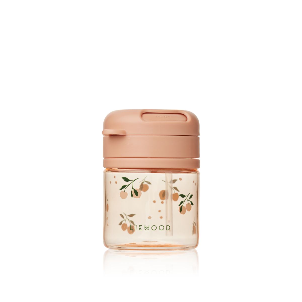 LIEWOOD Pavia Tritan sugerørskop 280 ml - Peach / Sea shell - Kop
