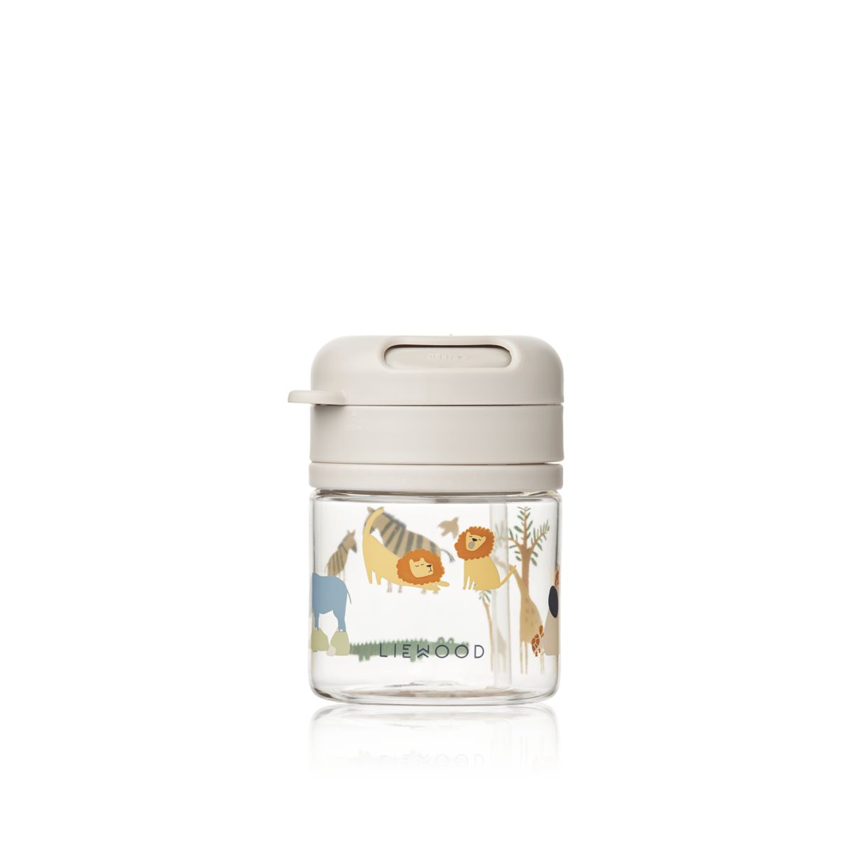 LIEWOOD Pavia Tritan sugerørskop 280 ml - All together / Sandy - Kop
