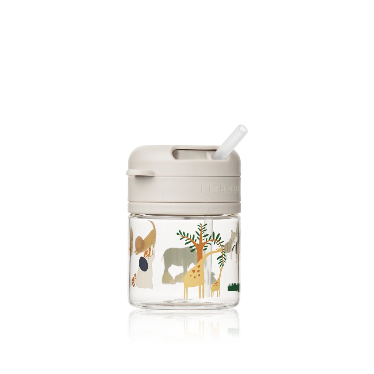 LIEWOOD Pavia Tritan sugerørskop 280 ml - All together / Sandy - Kop