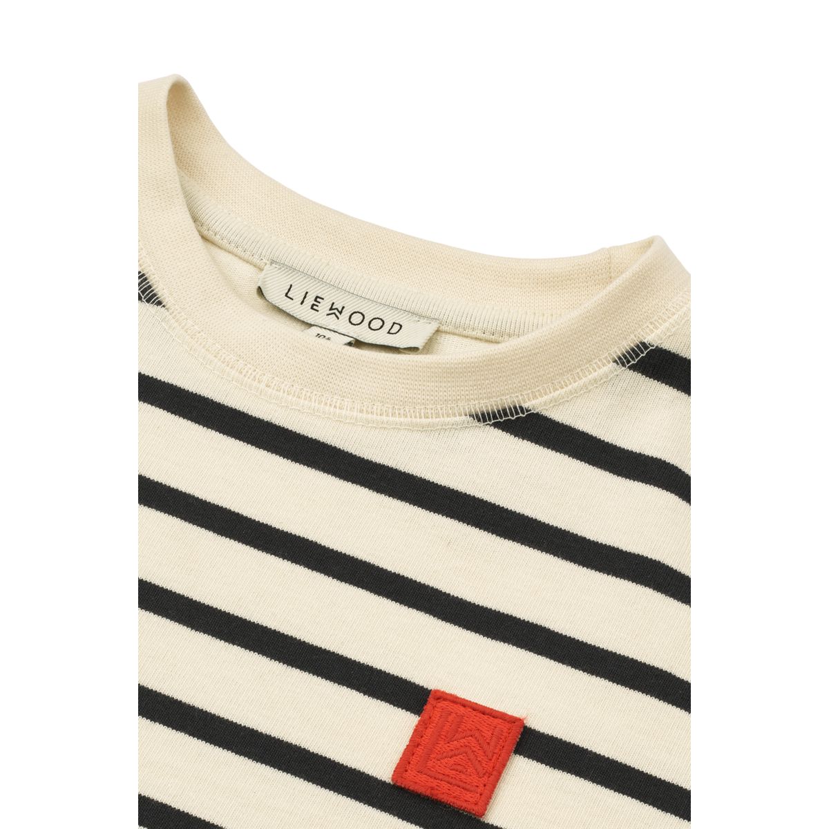 LIEWOOD Sixten Stribet T-Shirt I Bomuld - Y/D Stipes Classic navy / Creme de la creme - T-shirt