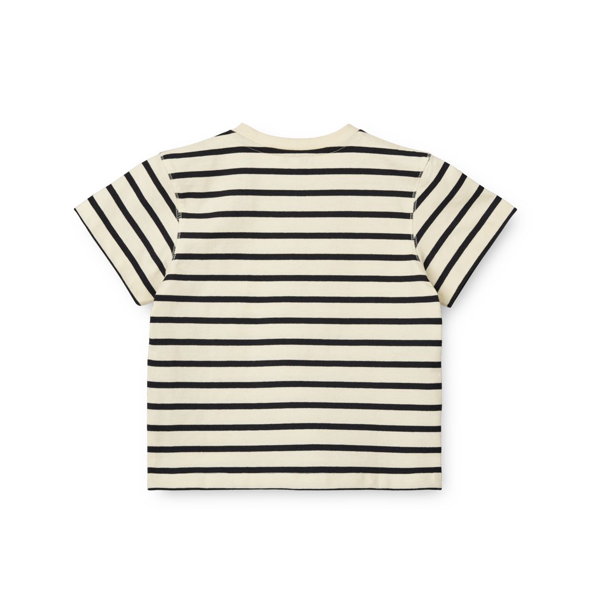 LIEWOOD Sixten Stribet T-Shirt I Bomuld - Y/D Stipes Classic navy / Creme de la creme - T-shirt