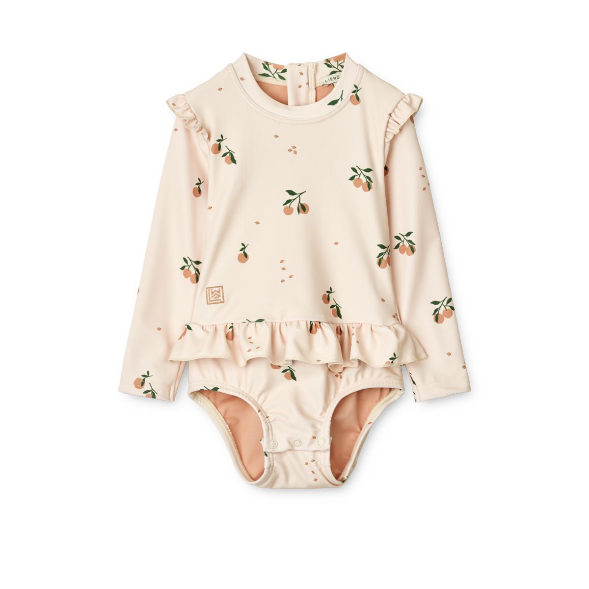 LIEWOOD Sille Babybadedragt Med Print - Peach / Sea shell - Badedragt