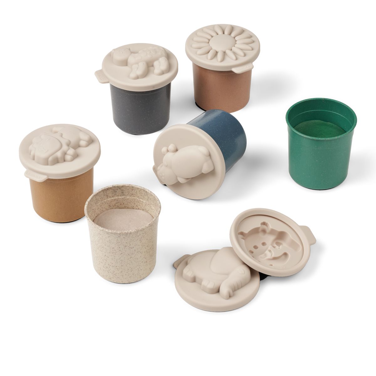 LIEWOOD Rollie Modellervokssæt 6-Pak - Yellow mellow multi mix - Kreativt legetøj