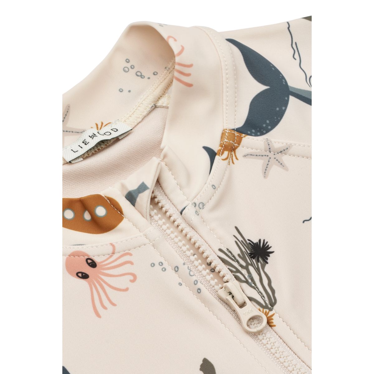 LIEWOOD Max Svømmedragt med UV Beskyttelse - Sea creature / Sandy - Badedragt
