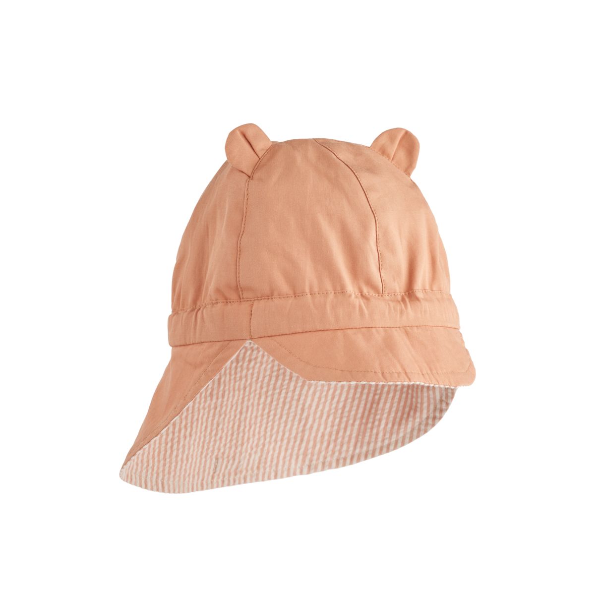 LIEWOOD Gorm Bæk og bølge solhat - Y/D Stripe Tuscany rose / Sandy - Hatte & Kasketter