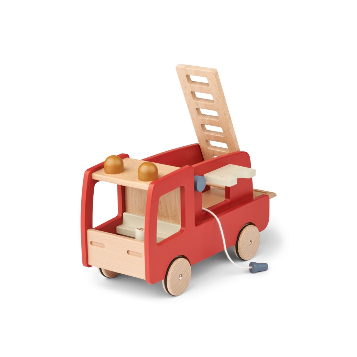 LIEWOOD Eigil Brandbil - Classic navy multi mix - Trækkelegetøj