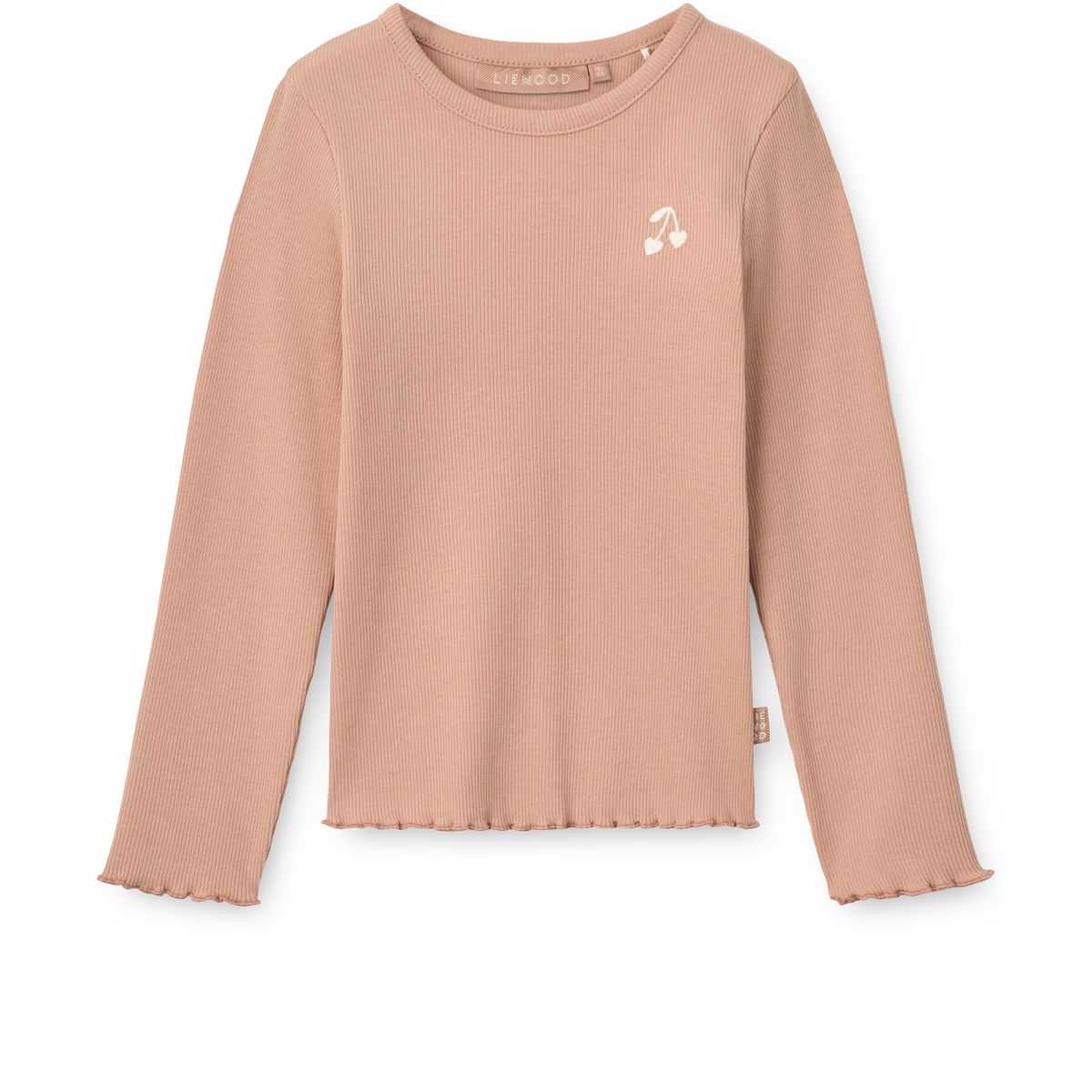 LIEWOOD NIEVE langærmet rib t-shirt - Pale tuscany - T-shirt