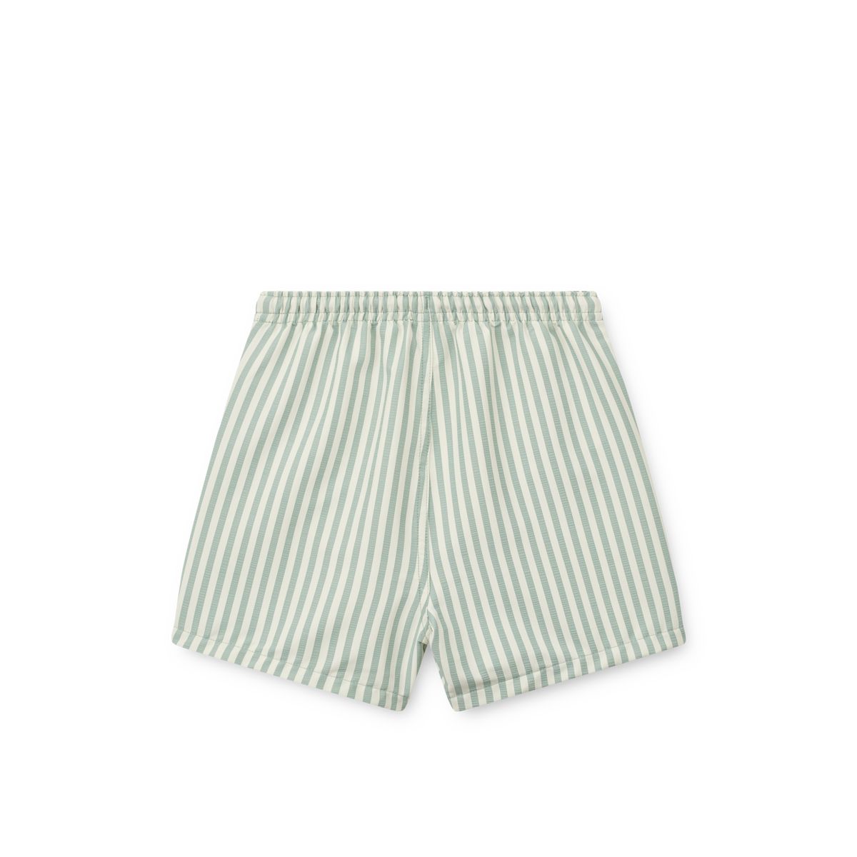 LIEWOOD Duke Stribede Badebukser - Stripe Peppermint / Crisp white - Badeshorts