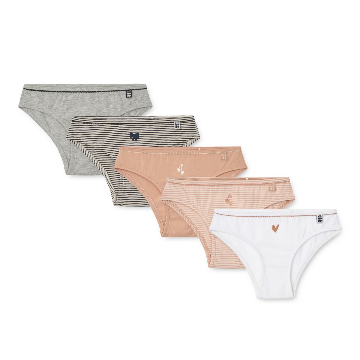 AYLIN underbukser 5-pak - Pale tuscany mix