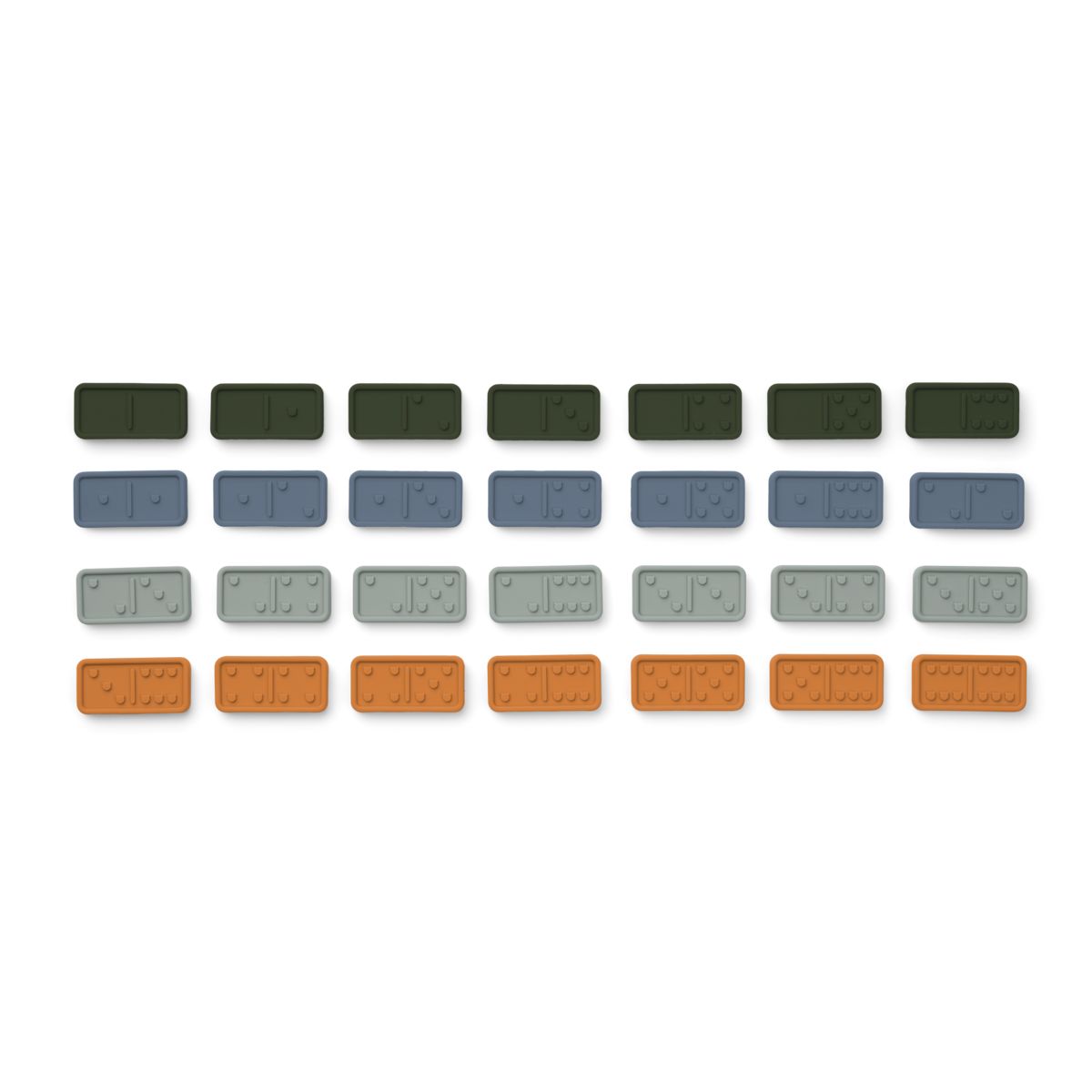 LIEWOOD Dodo dominosæt - Blue multi mix - Spil