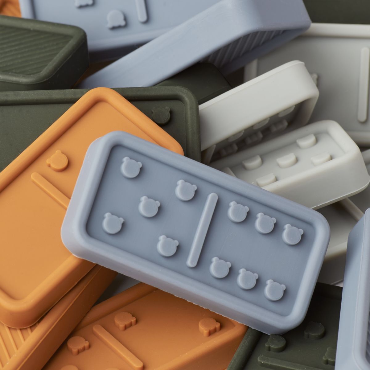 LIEWOOD Dodo dominosæt - Blue multi mix - Spil